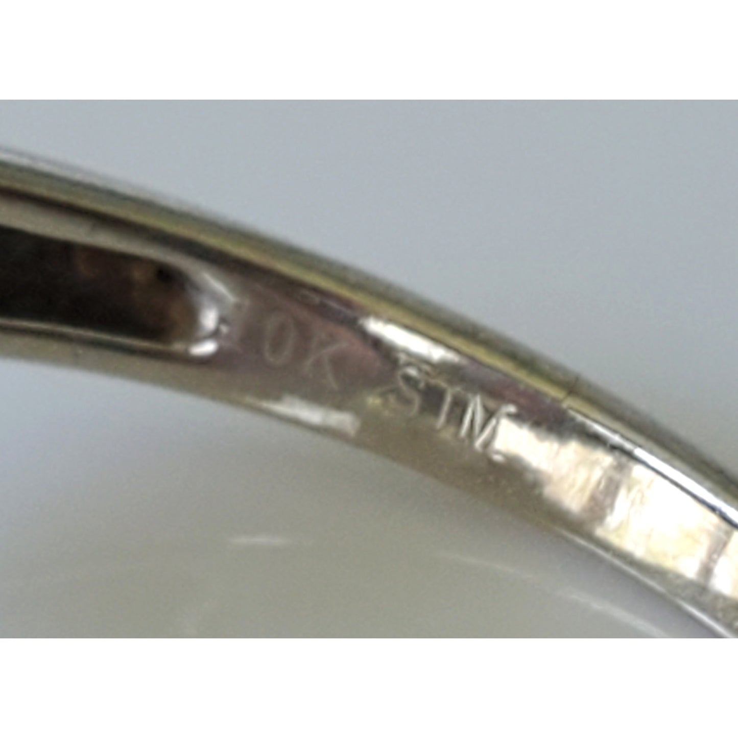 Vintage 10K Gold Prasiolite and Diamond Cocktail Ring