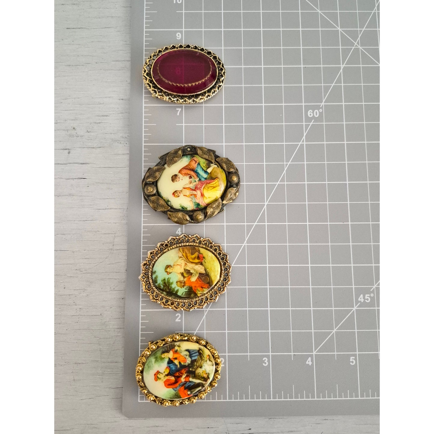 Vintage Victorian Brooch Lot of 4