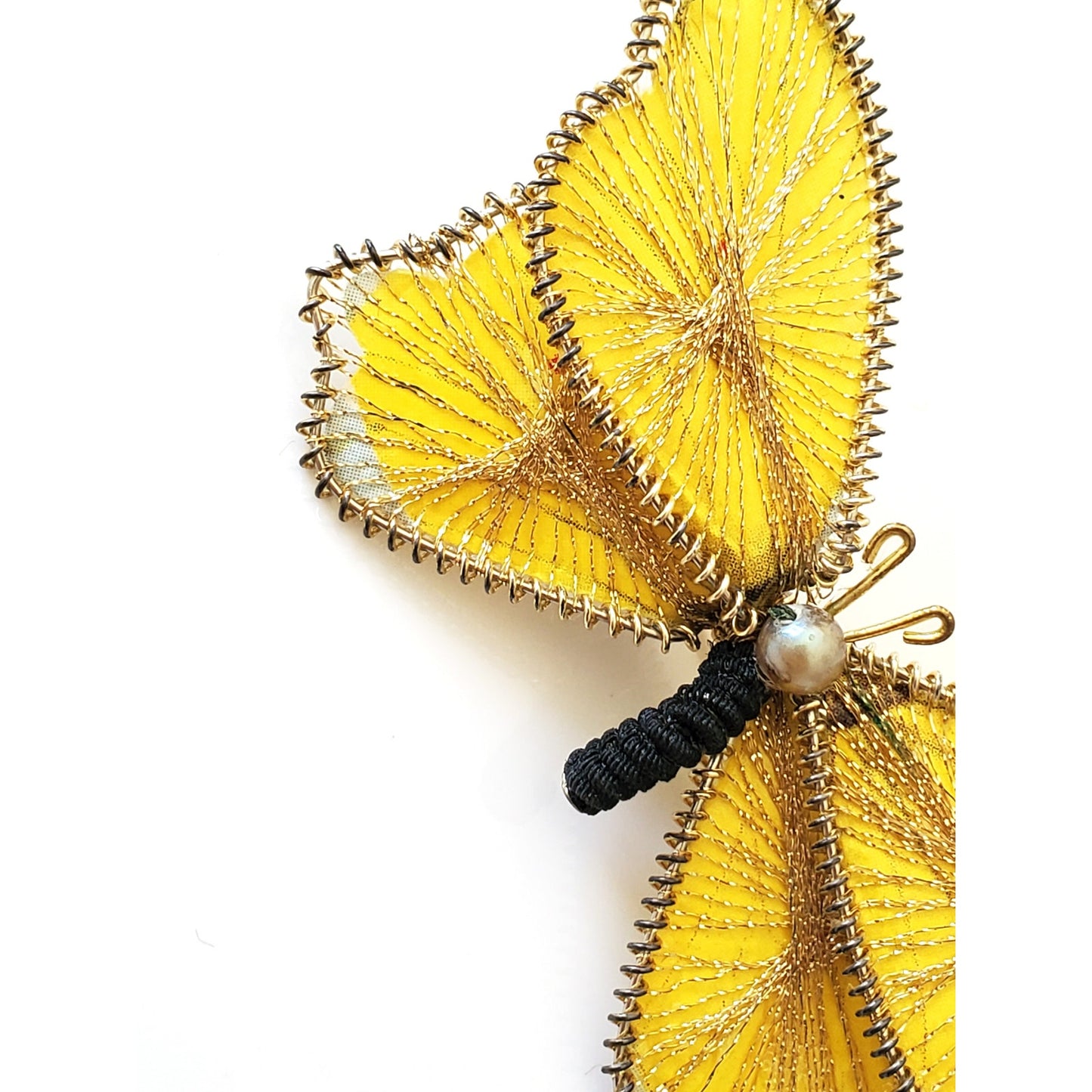 Pair of Vintage Bavarian Butterfly Brooches