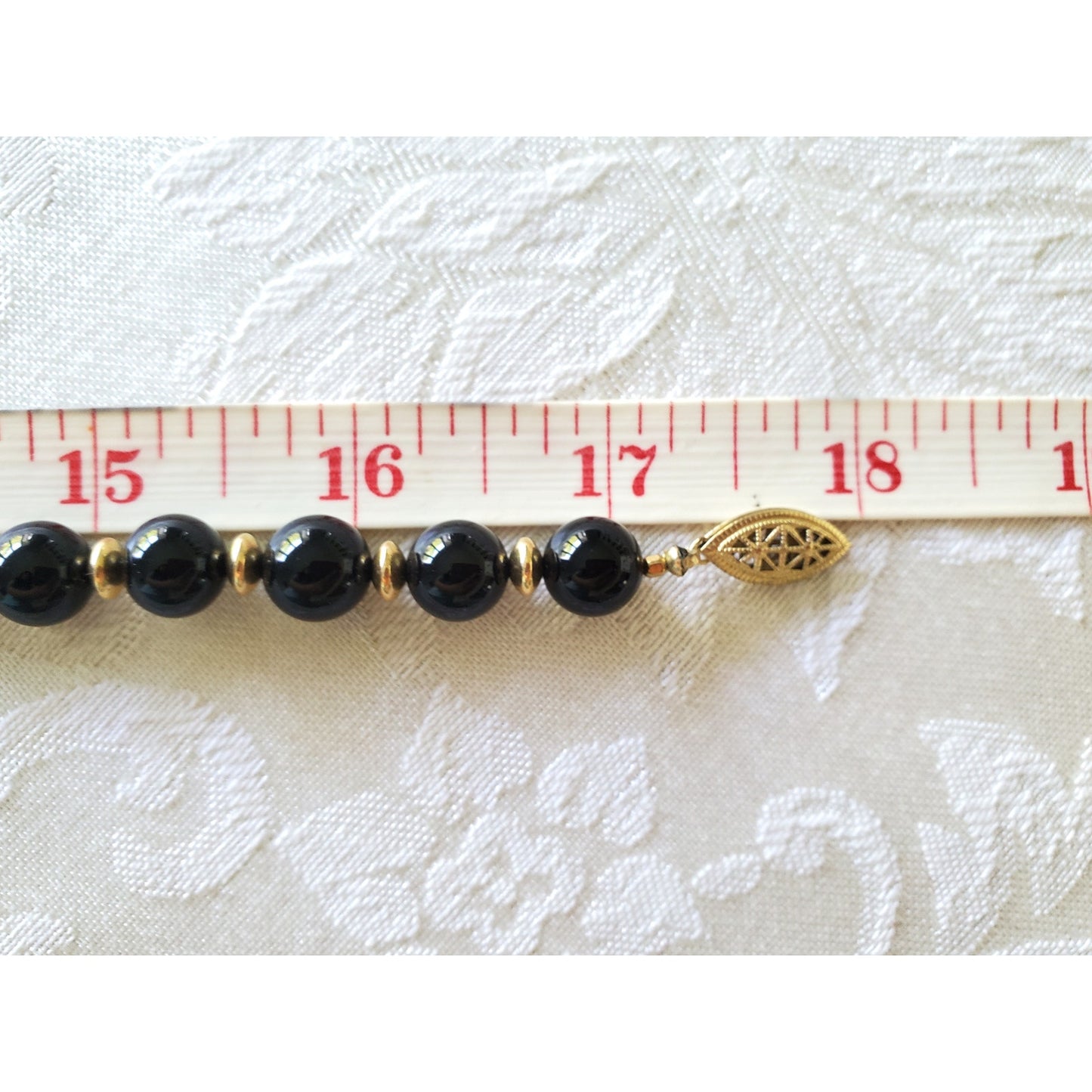 Vintage 14K Gold Fill Glass Artisan Hand Blown Beaded Jewelry Set