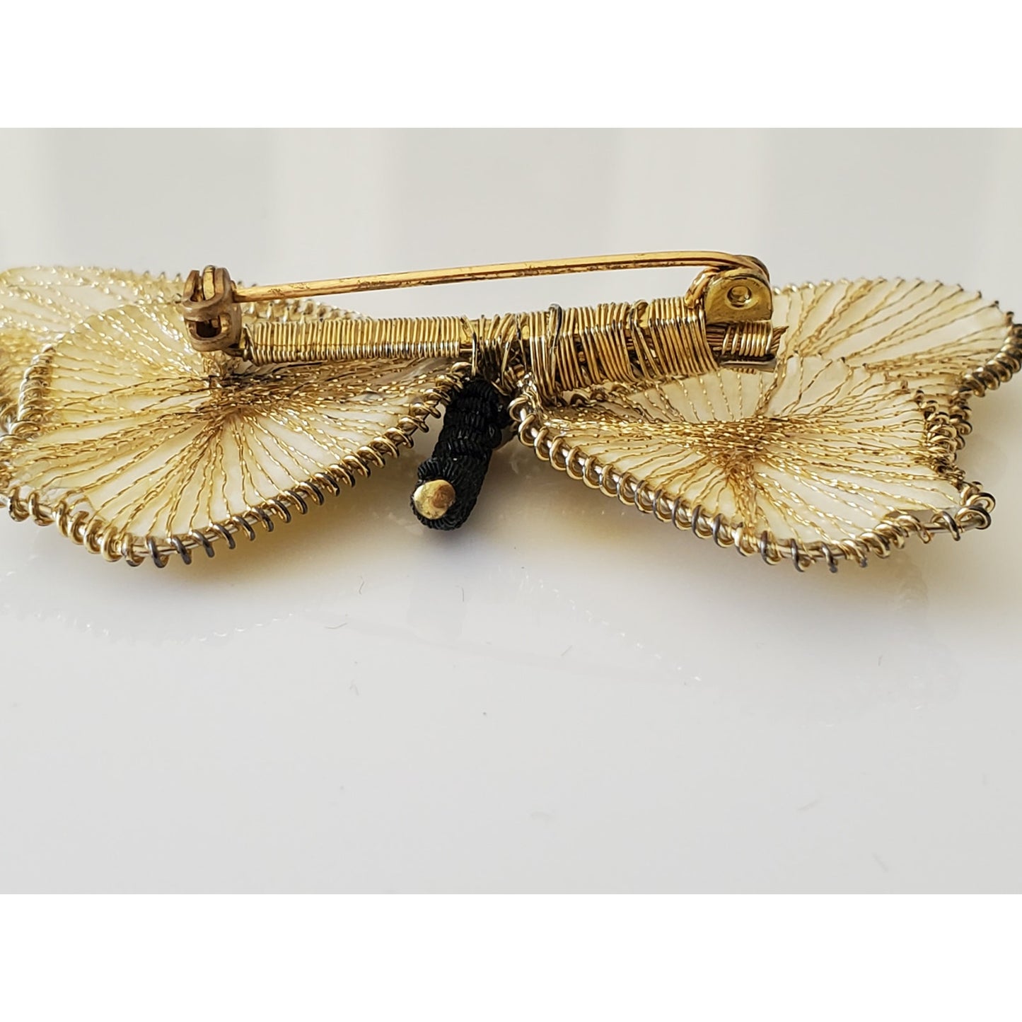 Pair of Vintage Bavarian Butterfly Brooches