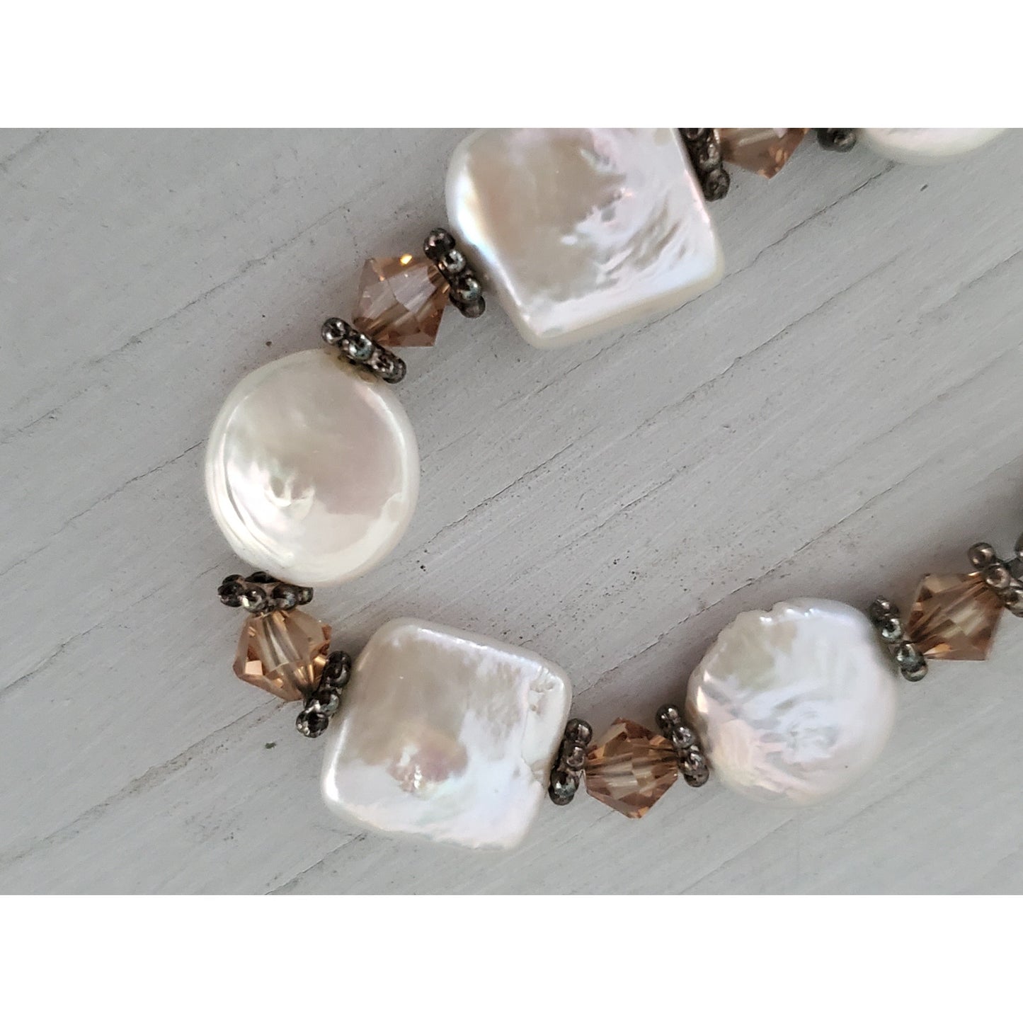 Cultured Pearl and Beaded Bracelet