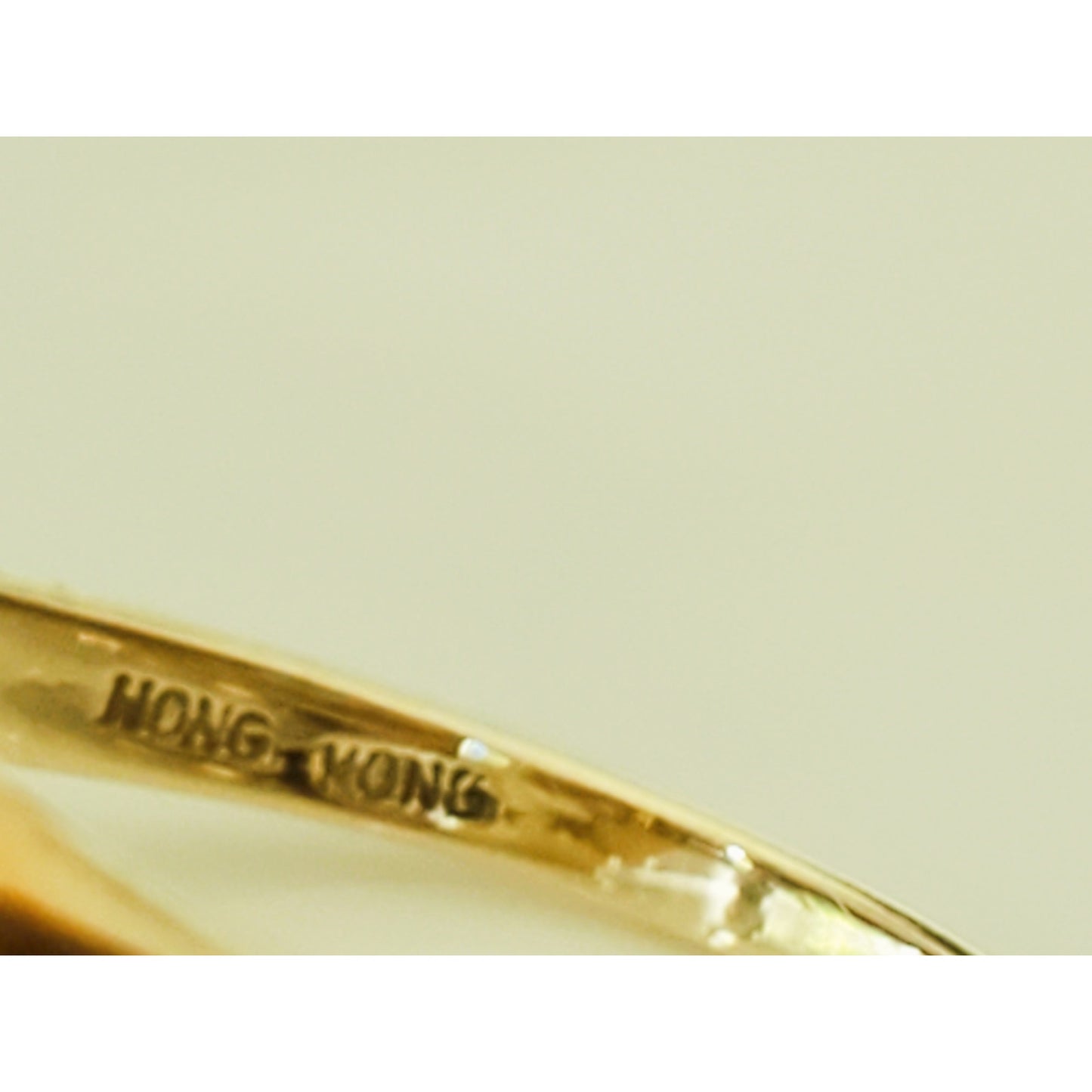 Vintage 14K Gold Yellow Stone Cocktail Ring