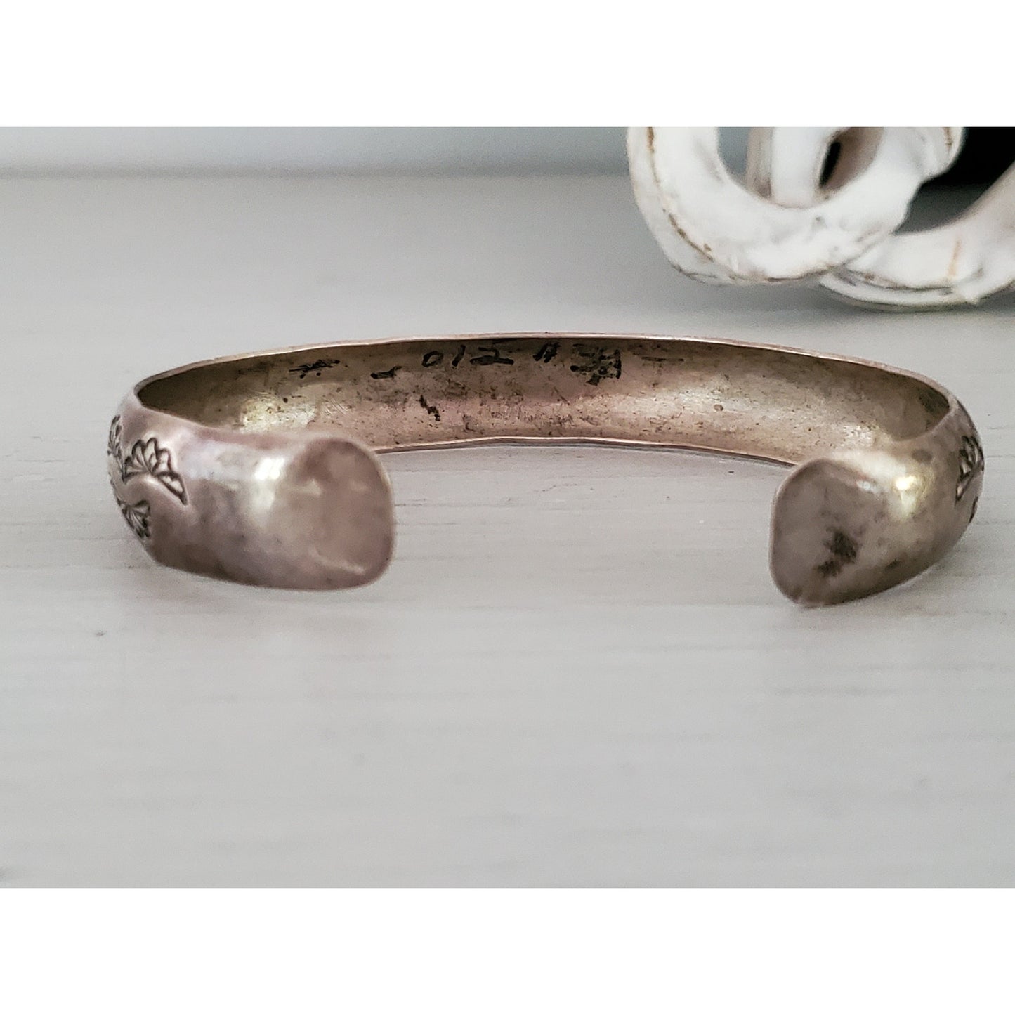 Vintage Navajo Sterling Silver Cuff Bracelet