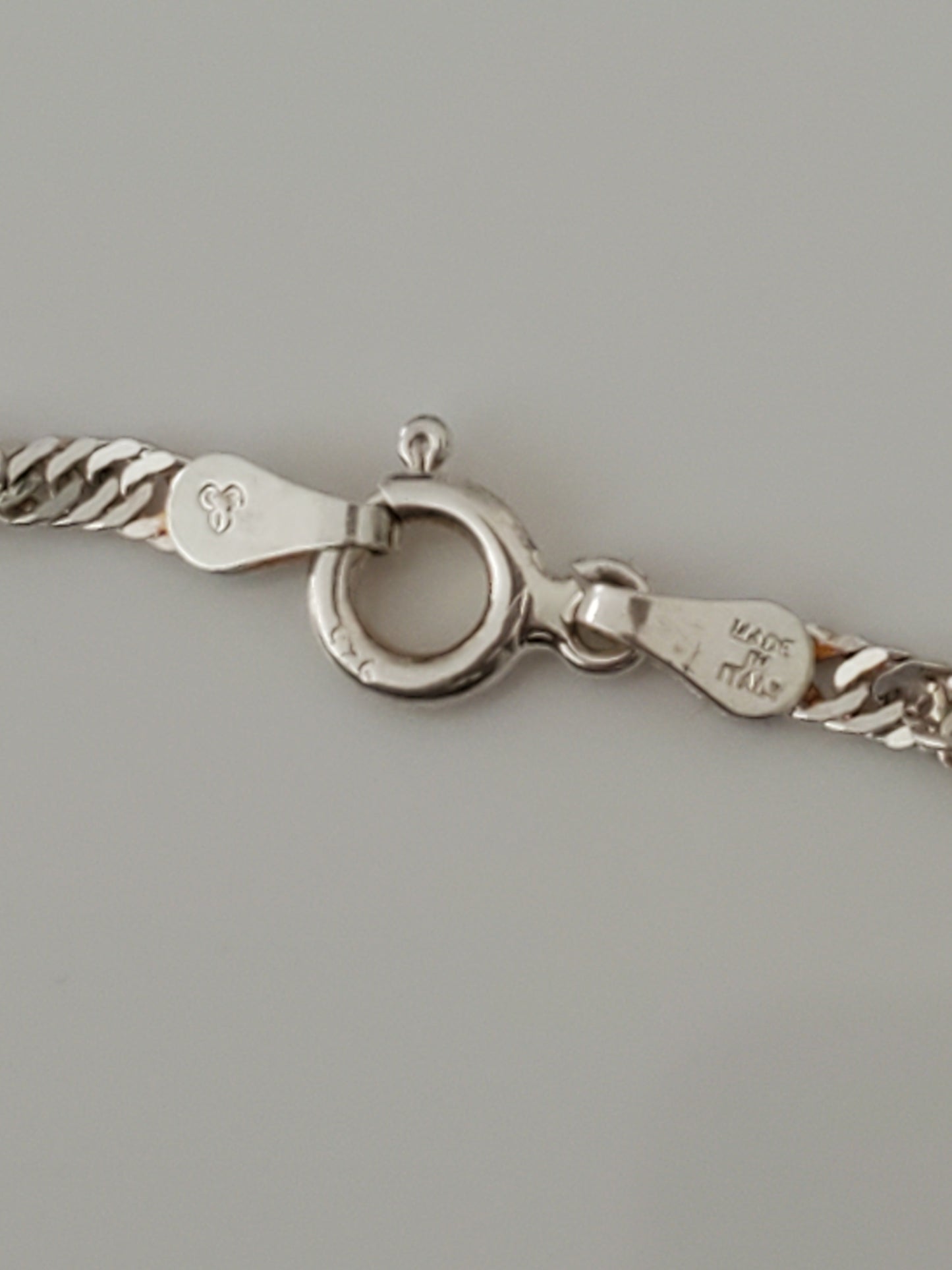 Sterling Italian Carved Cameo Brooch Necklace