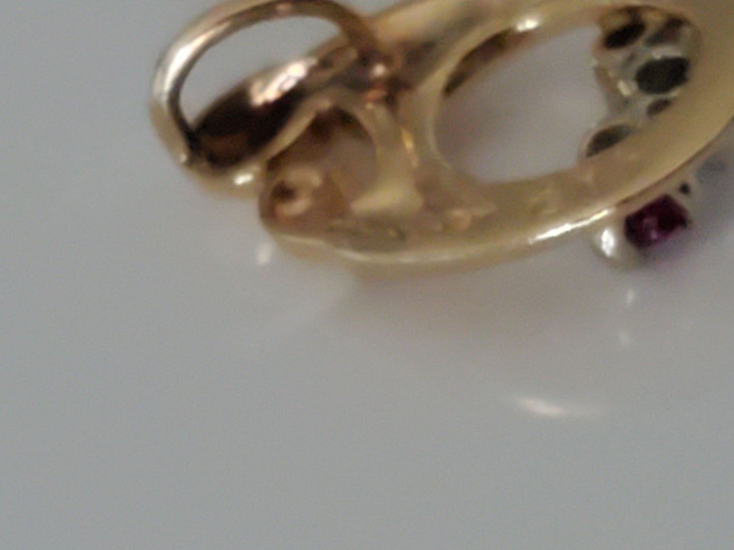 14K Gold – Mother Child Multi Gem Pendant