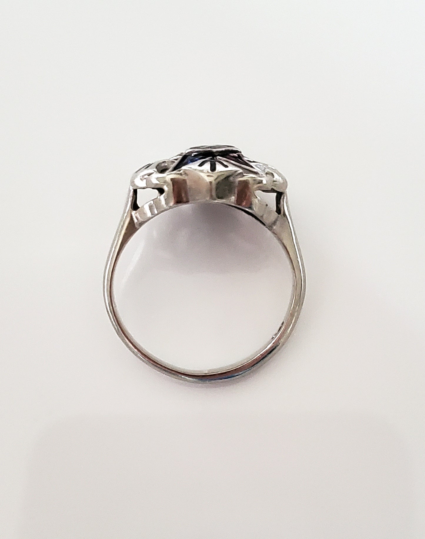 Vintage 10K Gold Order of the Eastern Star Ring