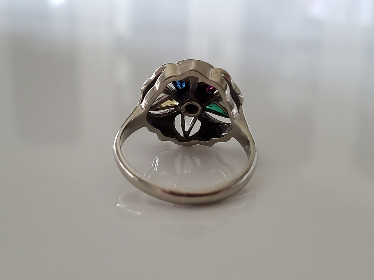Vintage 10K Gold Order of the Eastern Star Ring