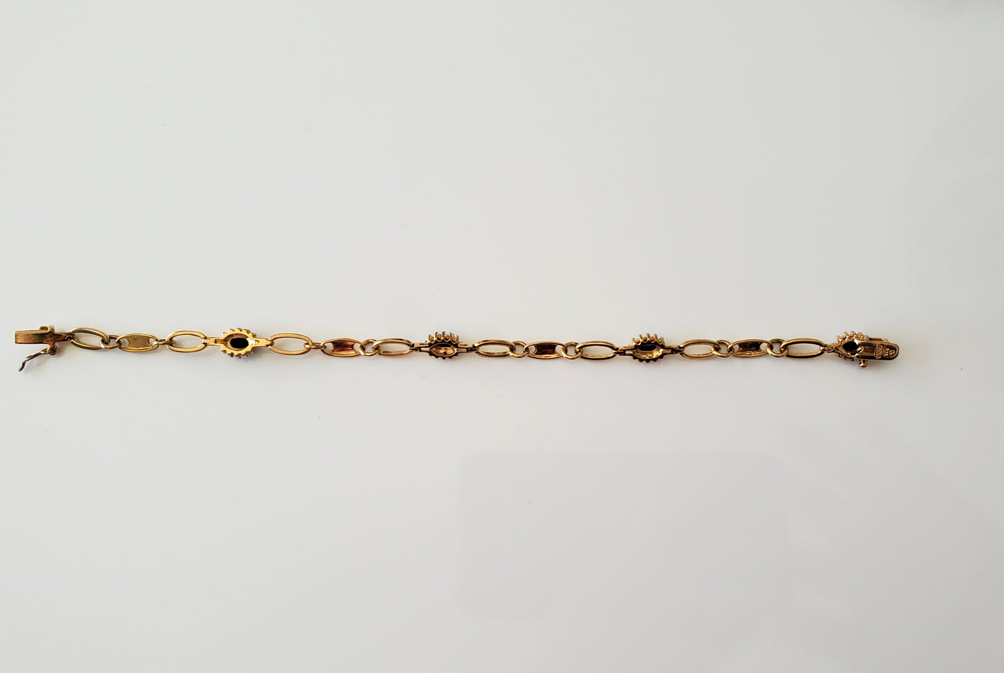 Ross Simons Sterling Silver Blue Stone Tennis Bracelet