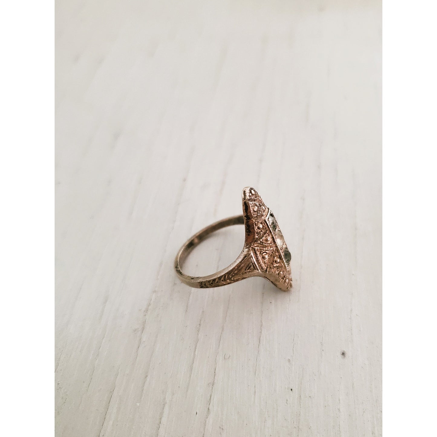 Vintage Clark & Comb Sterling Silver Ring