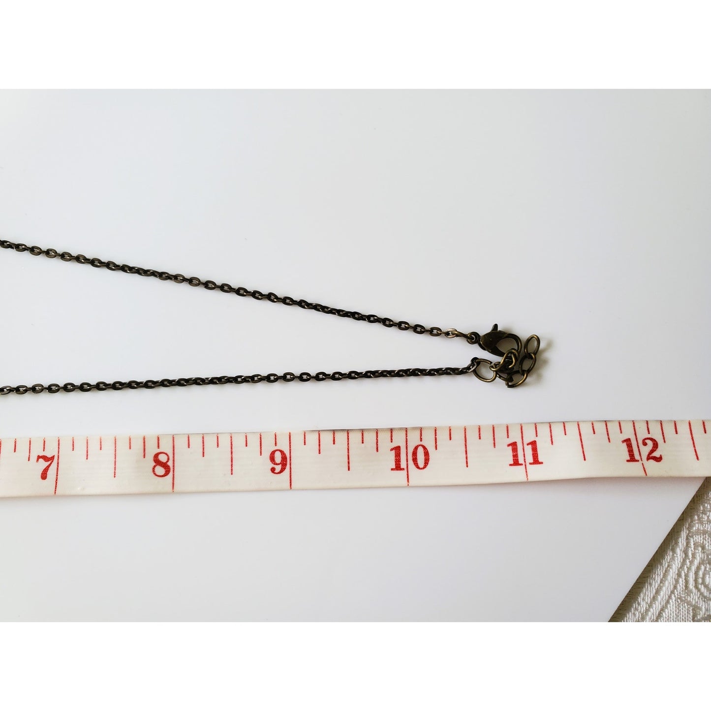 Vintage Brass Butterfly Gold Tone Necklace