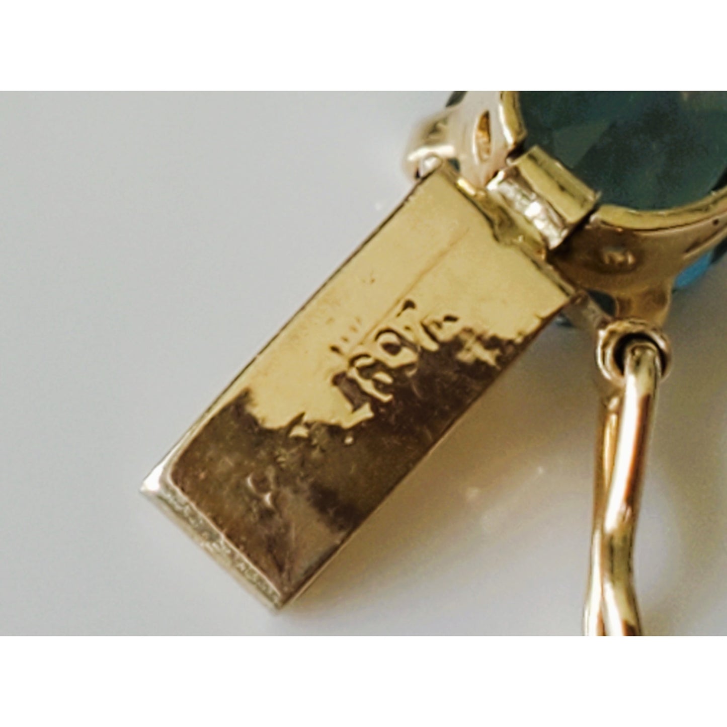 Vintage Topaz and Diamond Tennis Bracelet