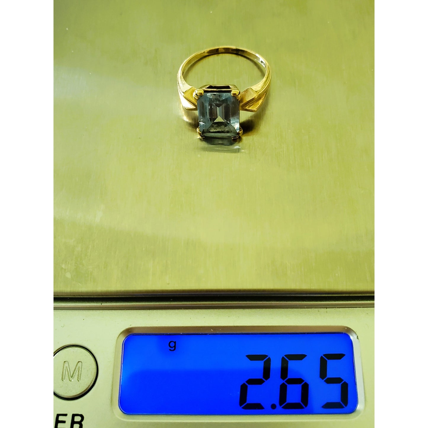 Vintage 10k Gold Topaz Ring