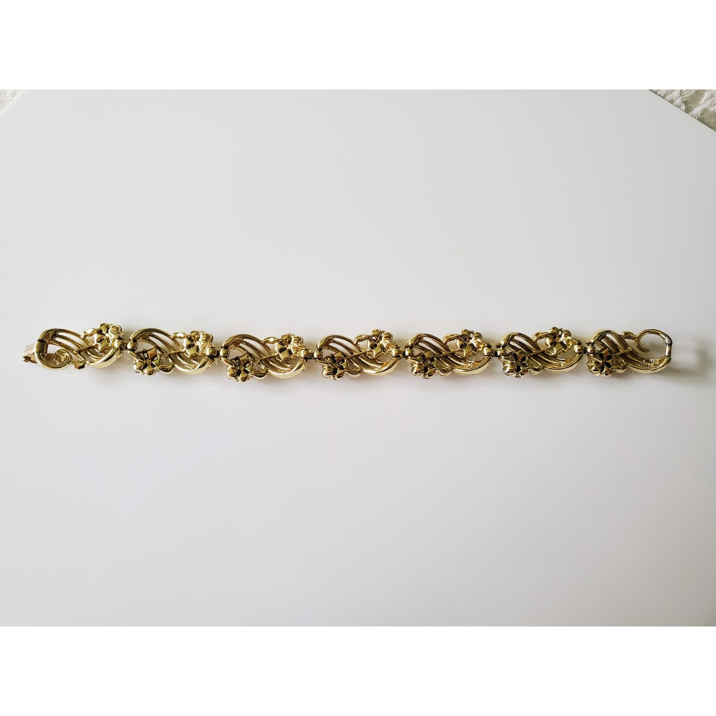 Vintage Gold Tone AB Lisner Bracelet