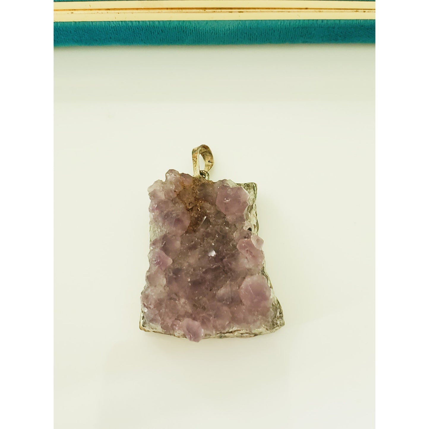 Vintage Raw Amethyst Pendant