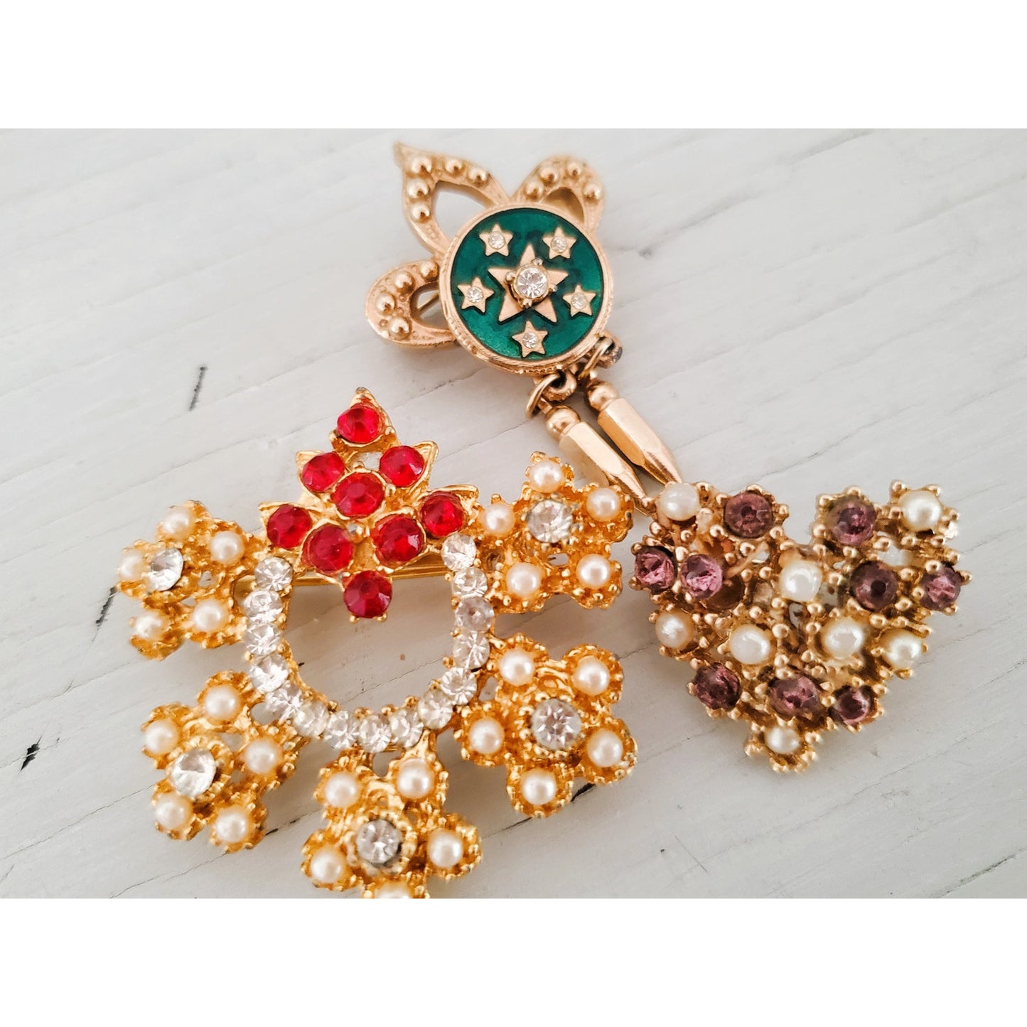 Lot of Antique Vintage Brooches