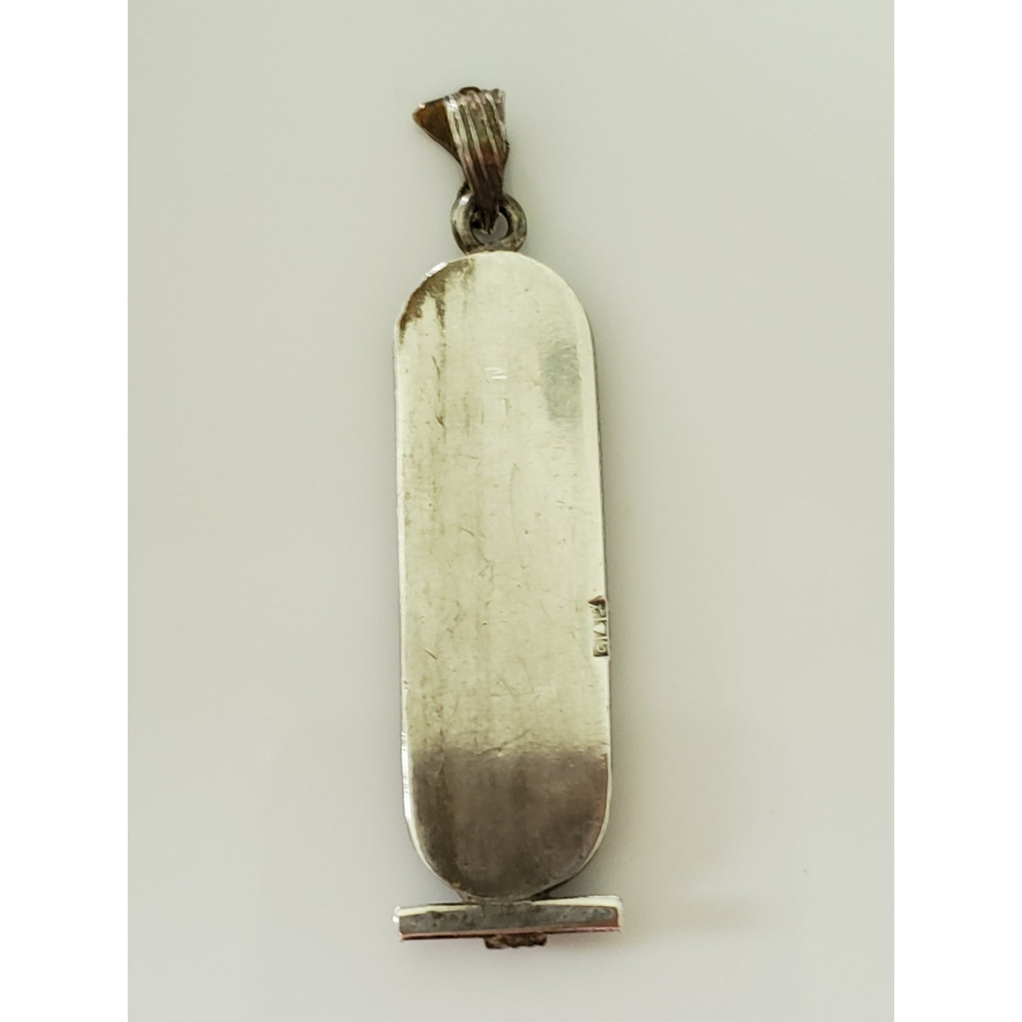 Vintage Sterling Silver Egyptian Hieroglyph Pendant