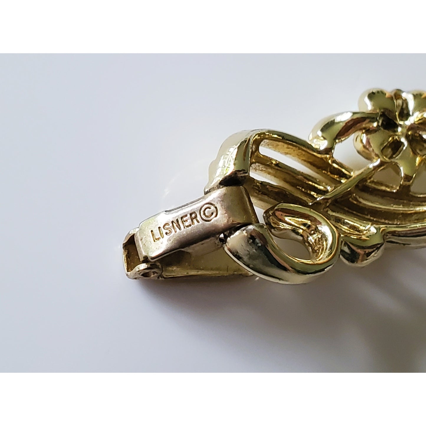 Vintage Gold Tone AB Lisner Bracelet