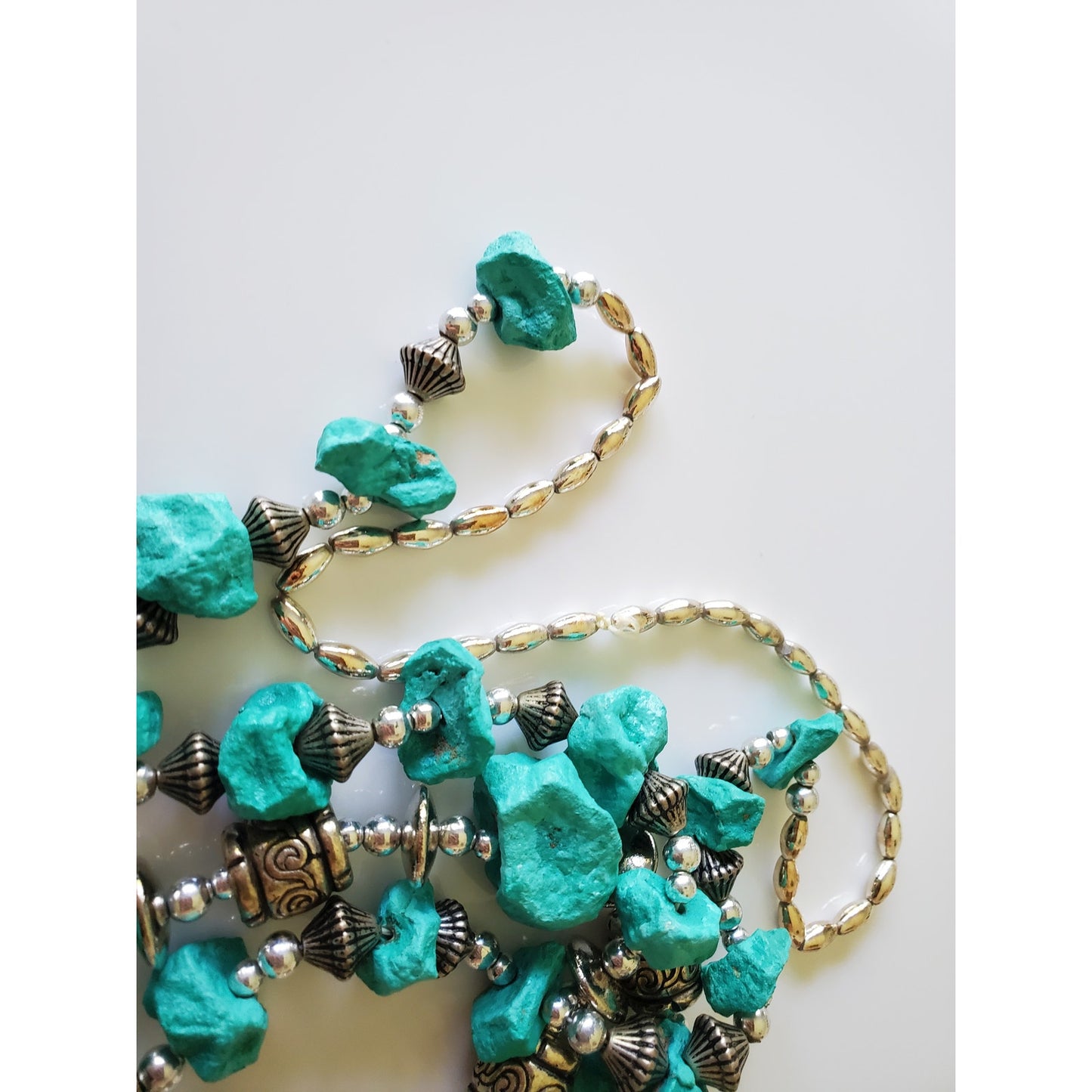 Vintage Turquoise Beaded Necklace