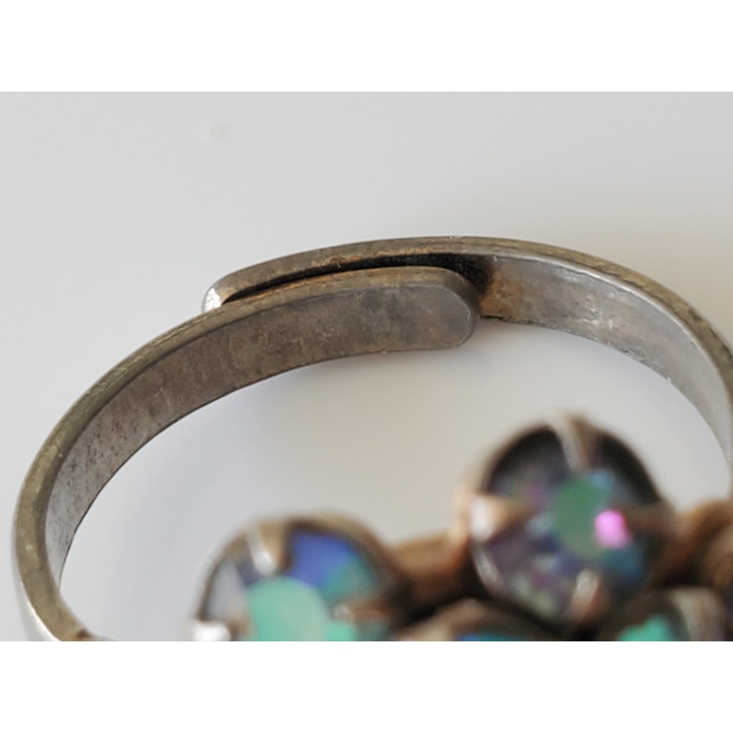 Pair of Mid-Century Costume Adjustable Rings