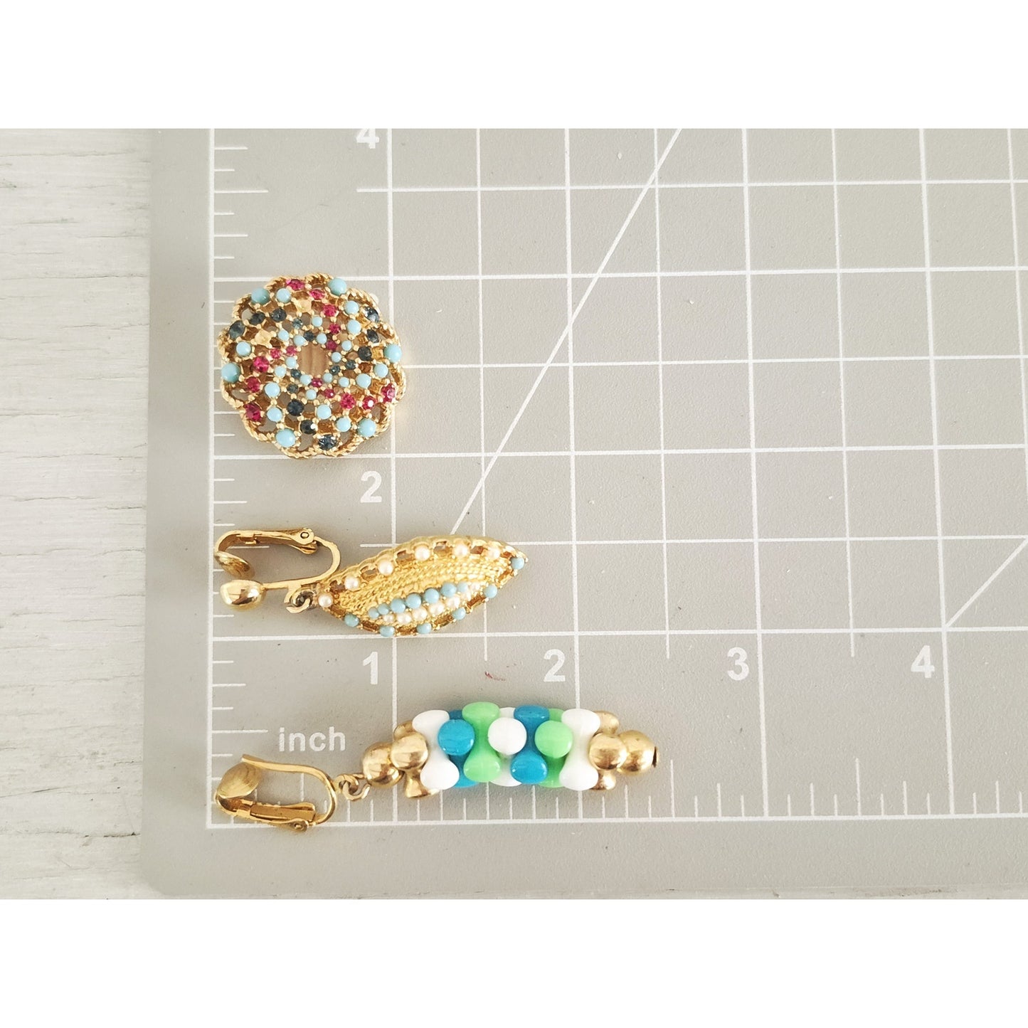Vintage Lot of Sarah Coventry Clip on Earrings Lot of 3