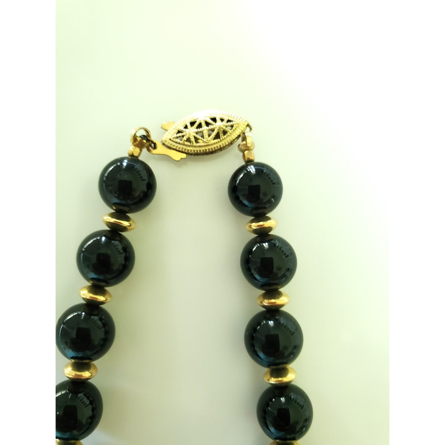 Vintage 14K Gold Fill Glass Artisan Hand Blown Beaded Jewelry Set