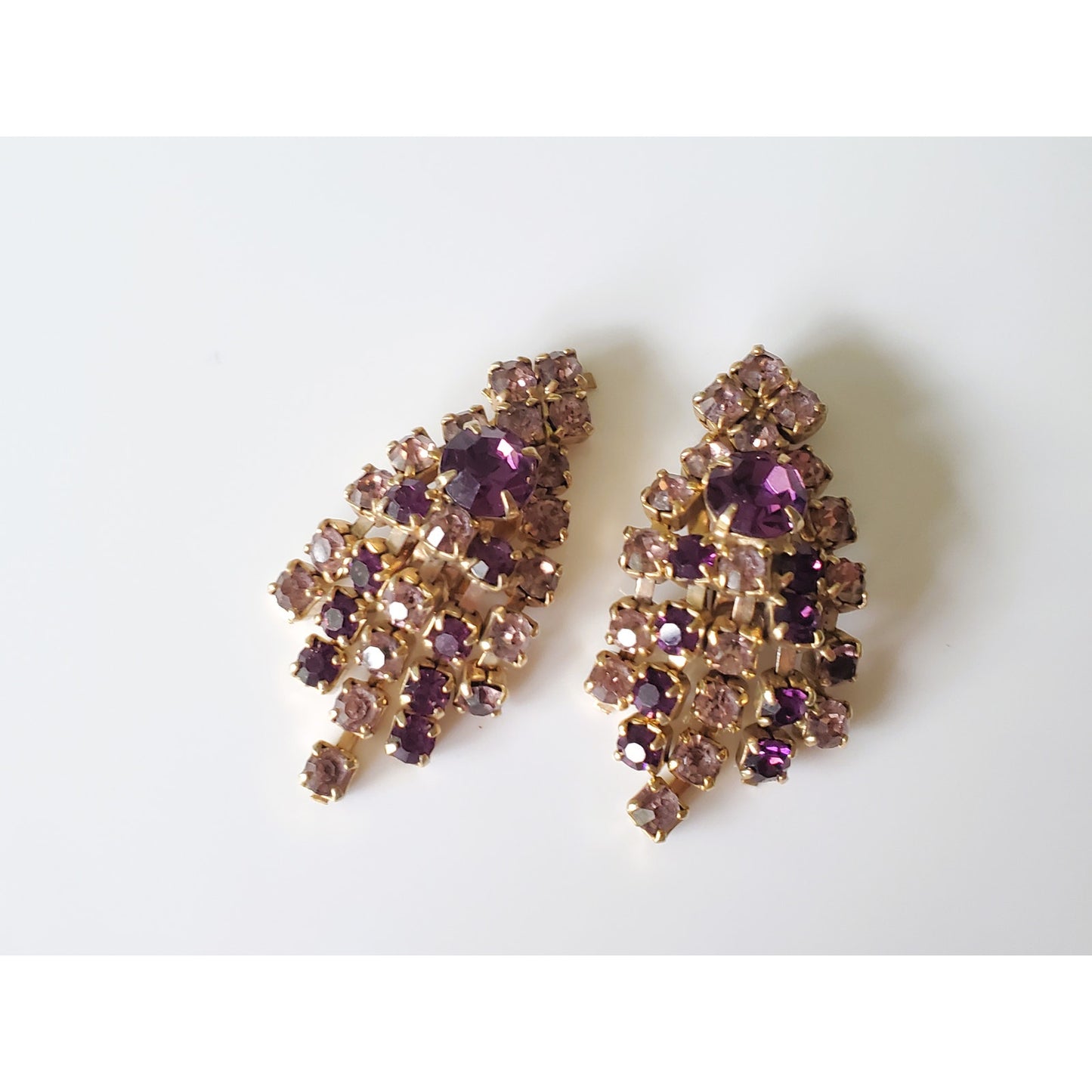 Vintage Lot of 3 Clip On Costume Earrings