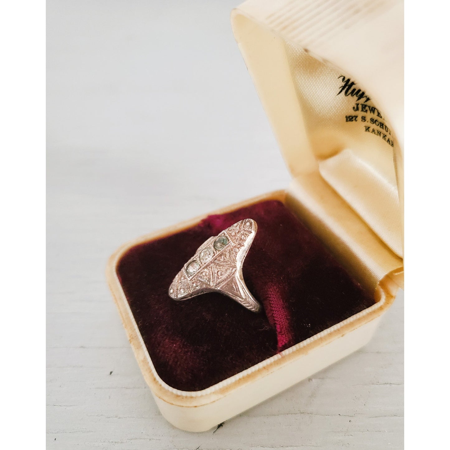Vintage Clark & Comb Sterling Silver Ring