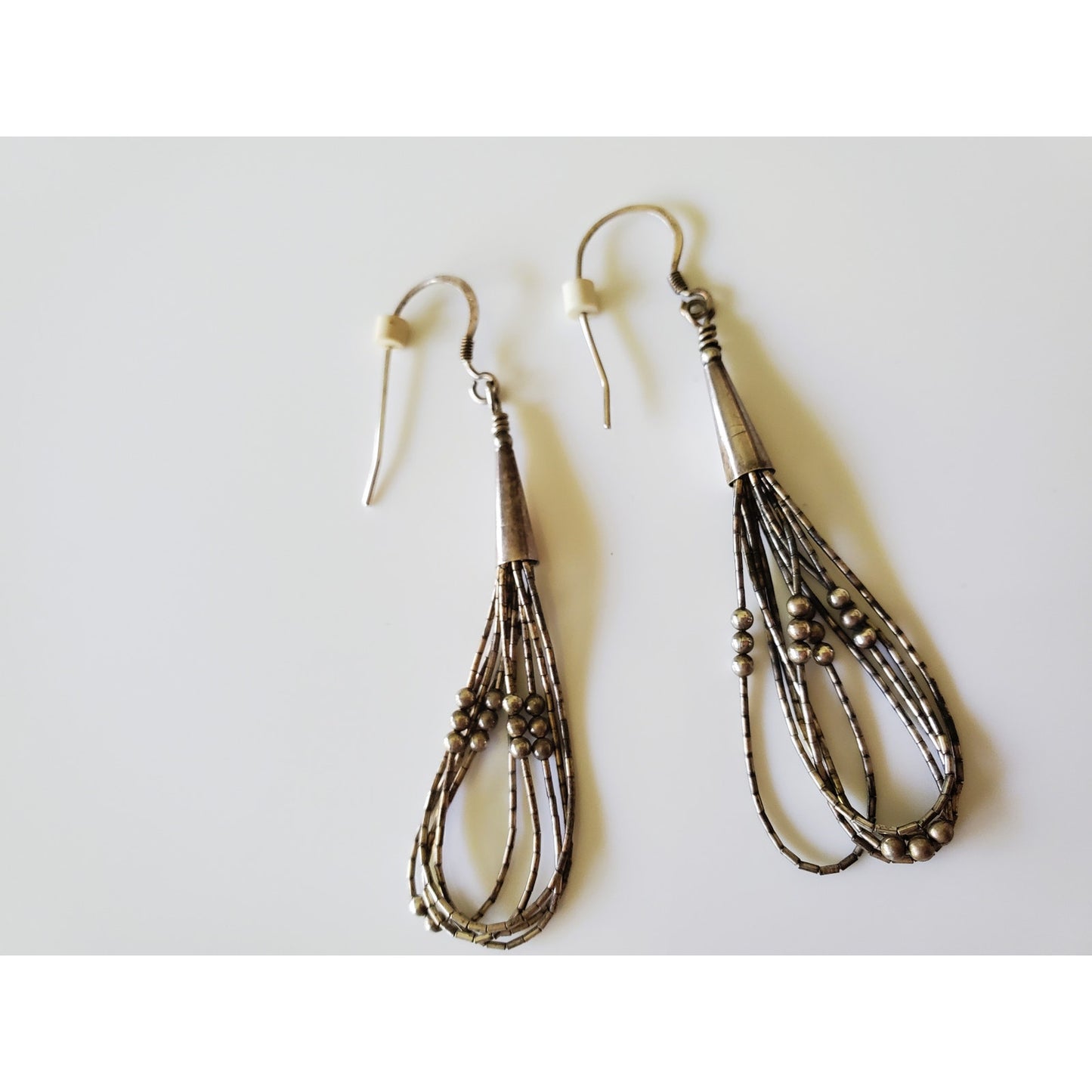 Vintage Sterling Silver Navajo Earring Set of 2