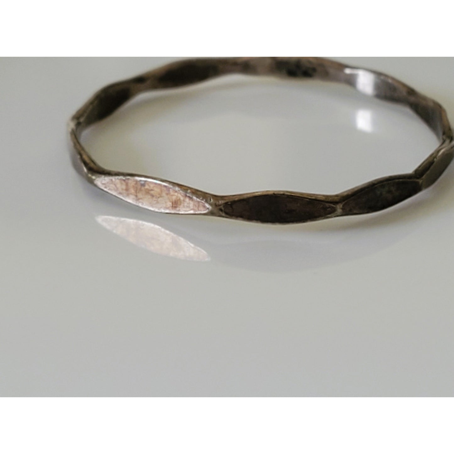 Vintage Sterling Silver Thin Ring Band