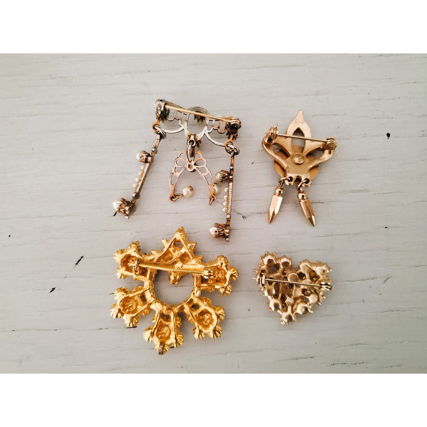 Lot of Antique Vintage Brooches