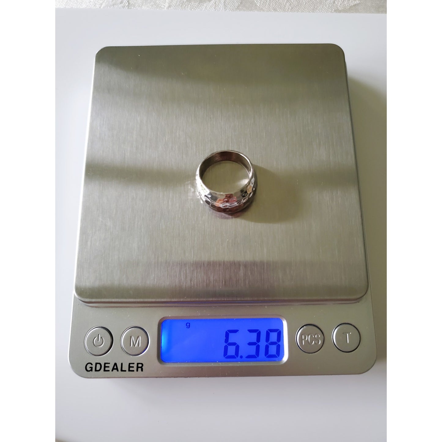 Vintage Hammered Dome Sterling Silver Chunky Ring