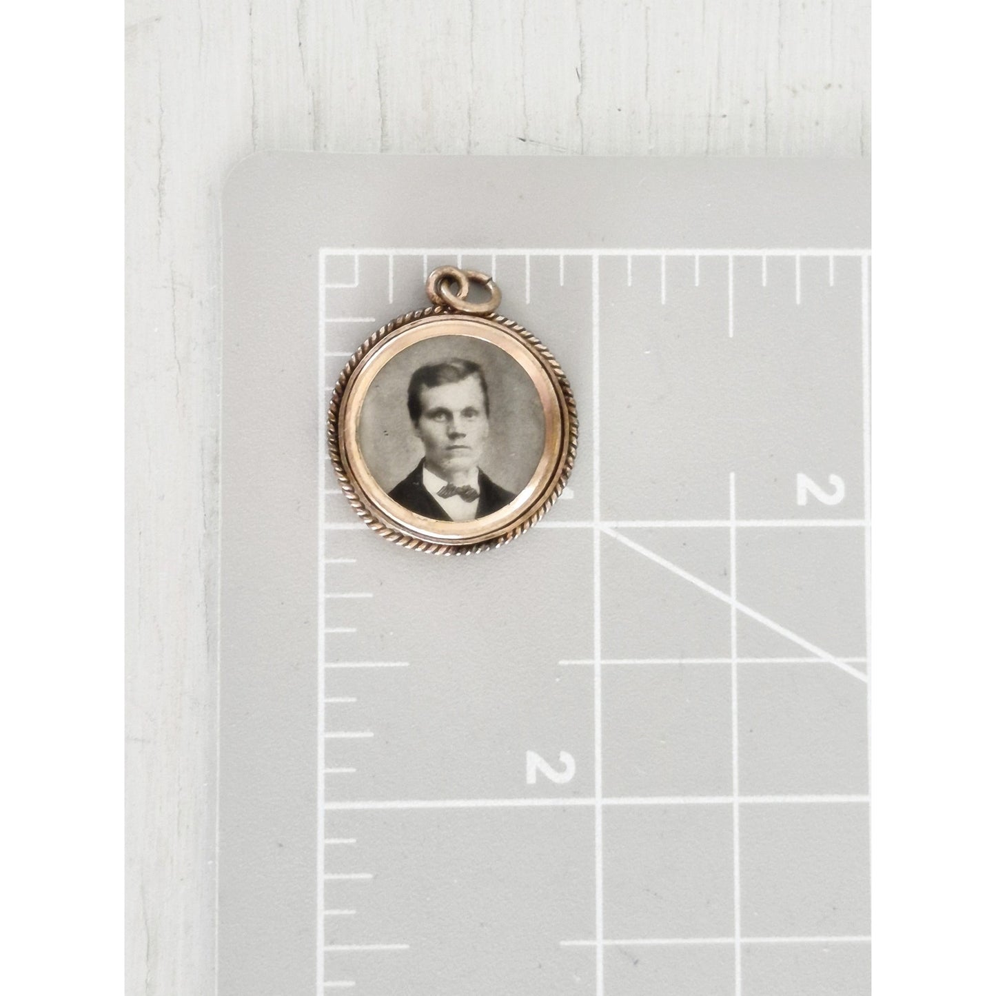 Antique Circa 19th/20th Century Gold-fill Double Side Photo Pendant