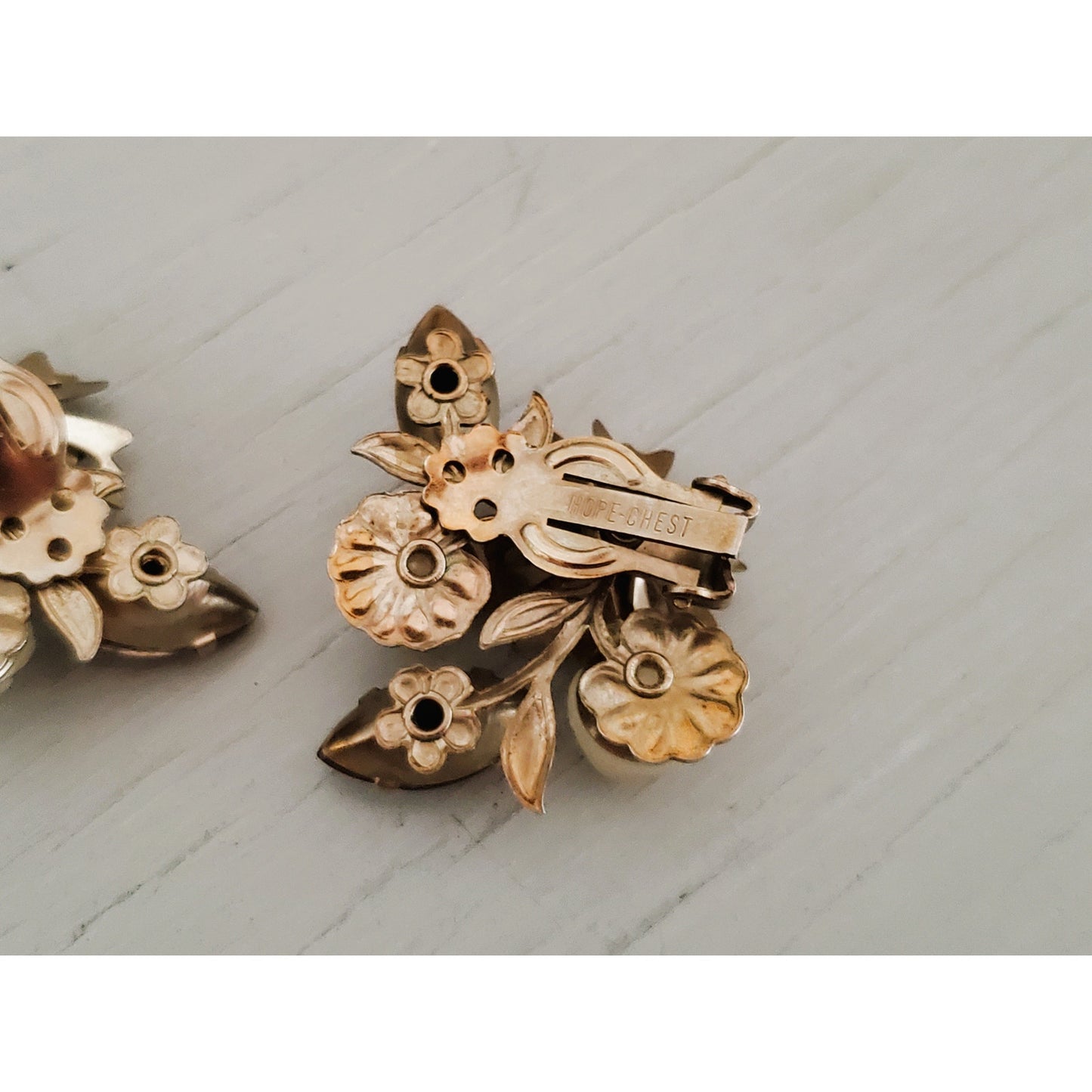 Lot of Vintage Mid Century Gorgeous Clip On Earrings