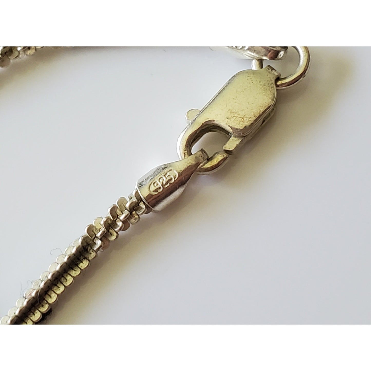 Vintage Sterling Silver and 12K Gold Filled Necklace and Earring Set