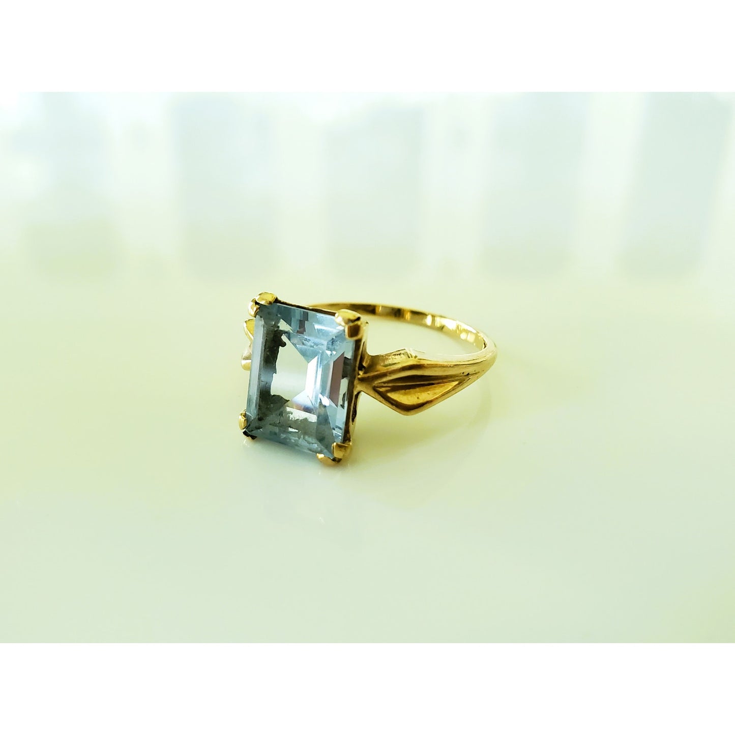 Vintage 10k Gold Topaz Ring