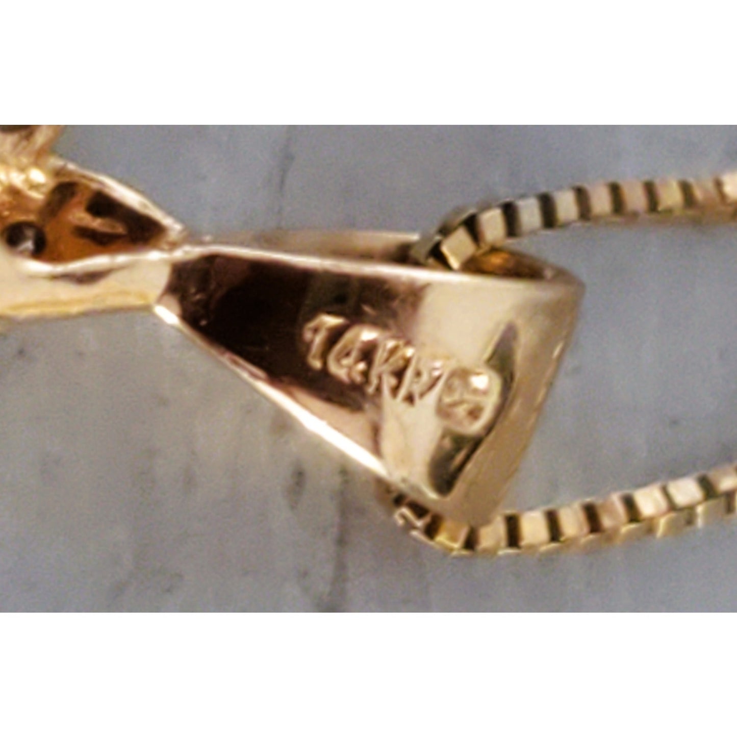 Vintage 14K Gold Dainty Sapphire and Diamond Floral Necklace