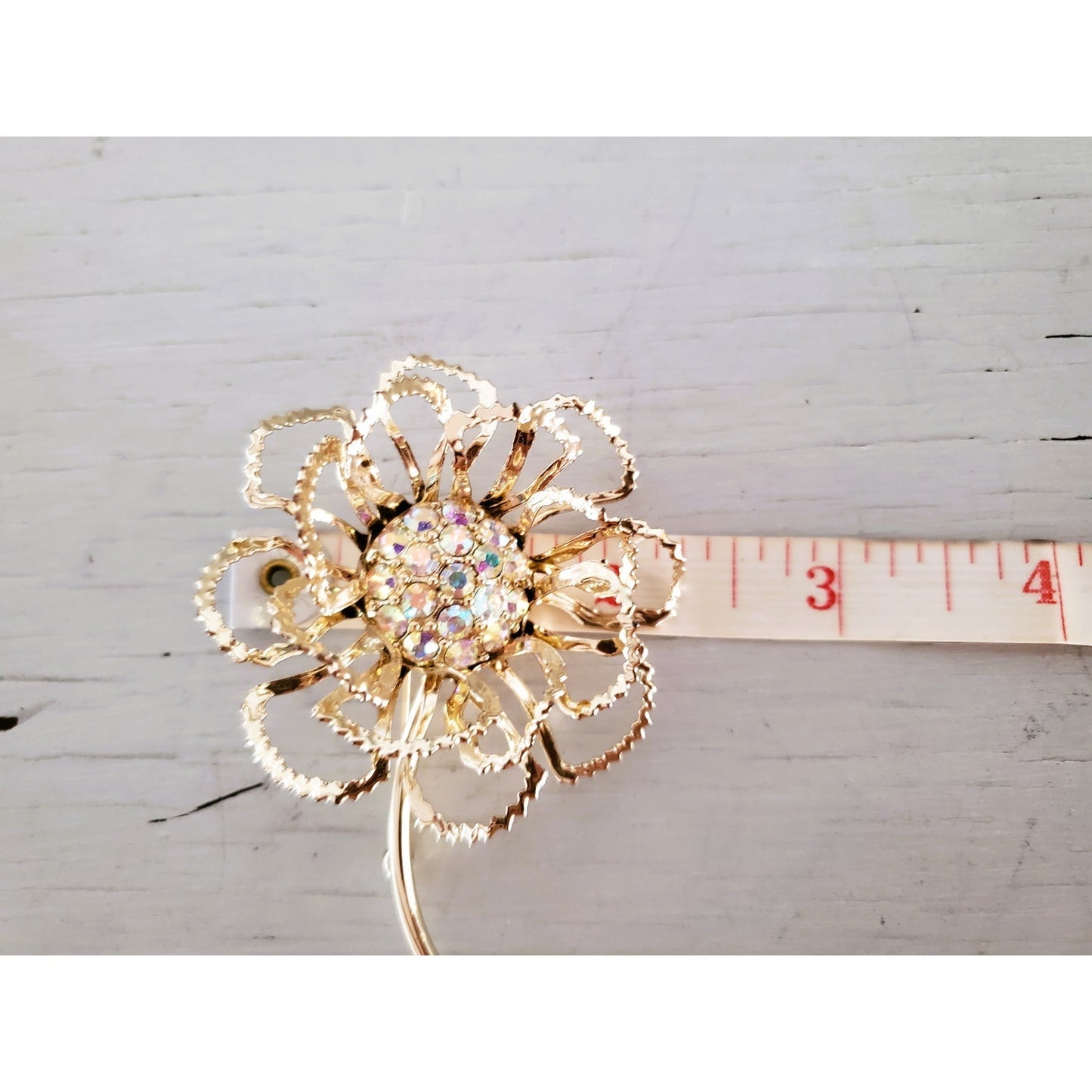 Vintage Large Sara Coventry Flower Brooch