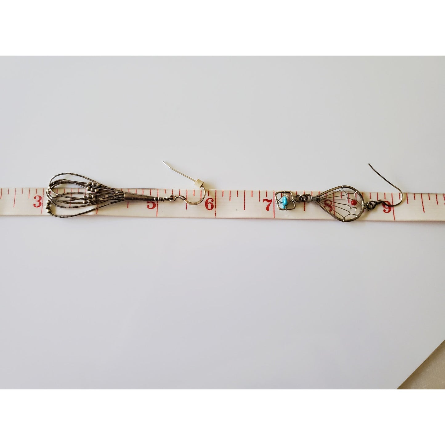 Vintage Sterling Silver Navajo Earring Set of 2