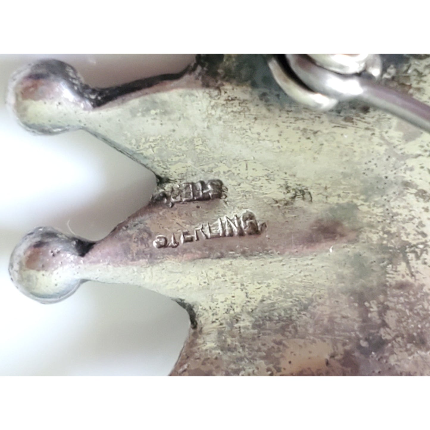 Vintage Egyptian Sterling Silver Queen Brooch