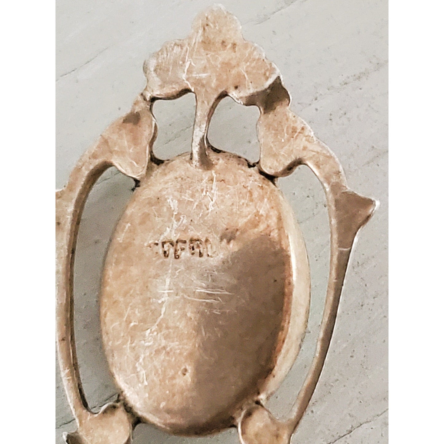 Vintage Mother of Pearl Sterling Silver Pendant