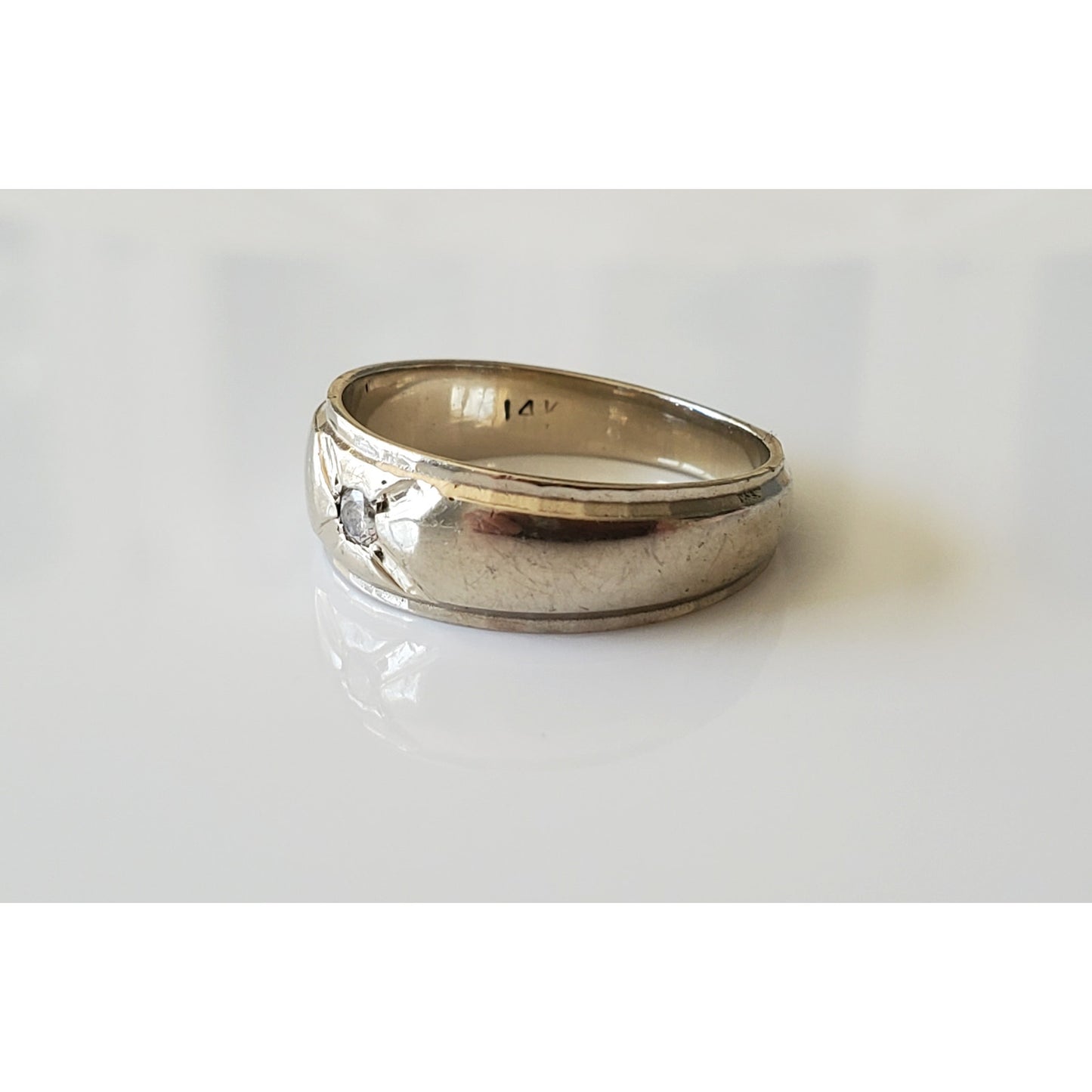 Retro Vintage Diamond Ring Band