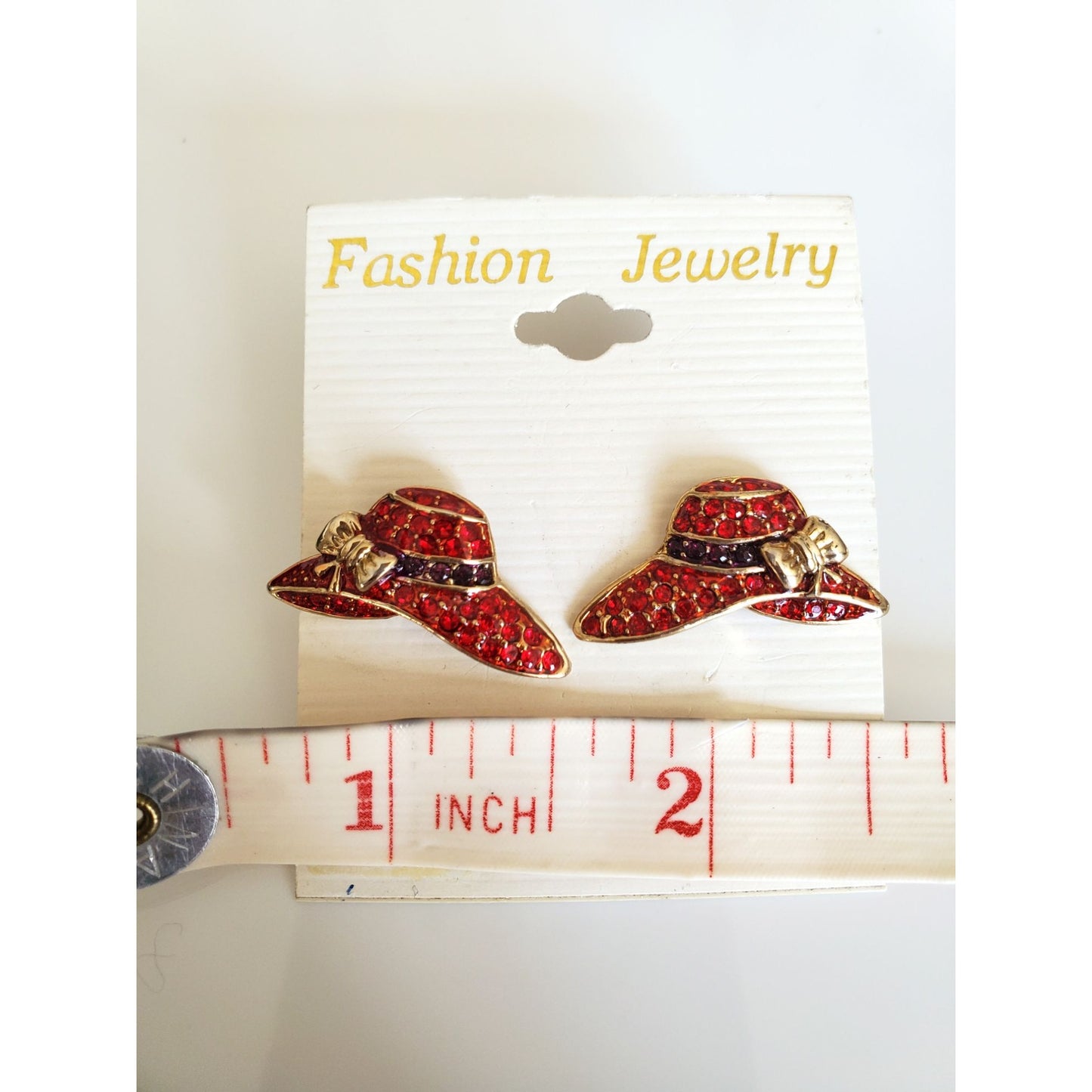 Red Hat Society Brooch and Earring Lot