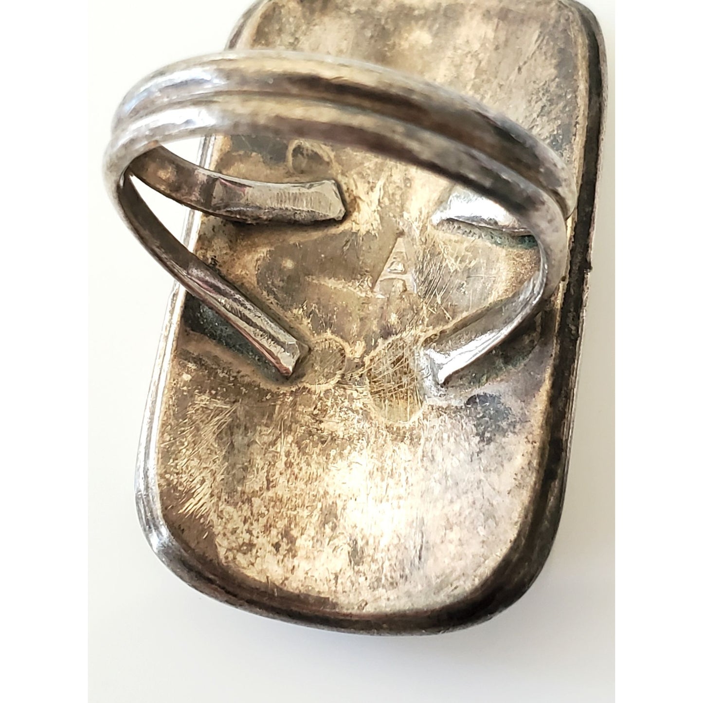 Vintage Sterling Silver Southwestern Mother of Pearl Ring