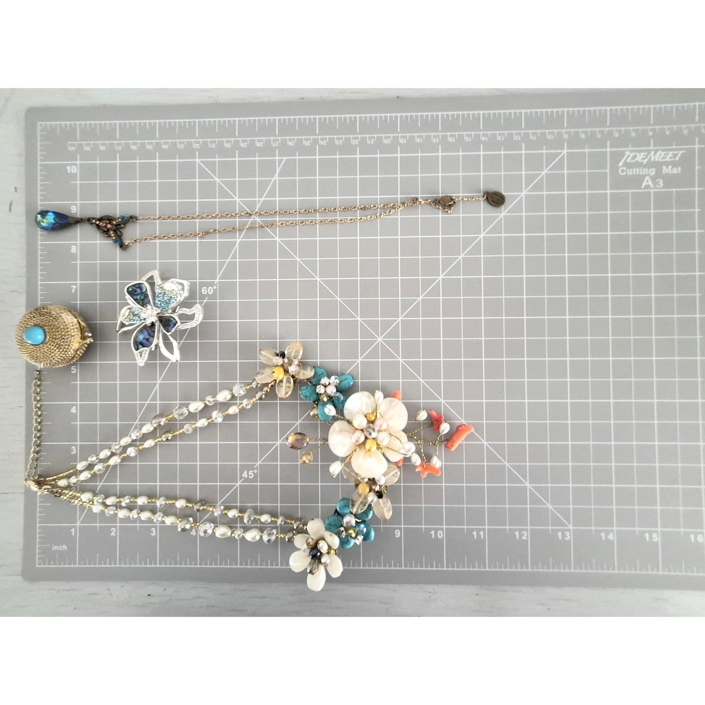 Vintage Spring Floral Jewelry Lot