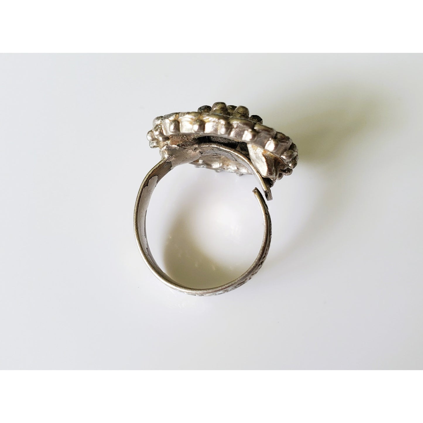 Vintage Silver Faux Turquoise Ring