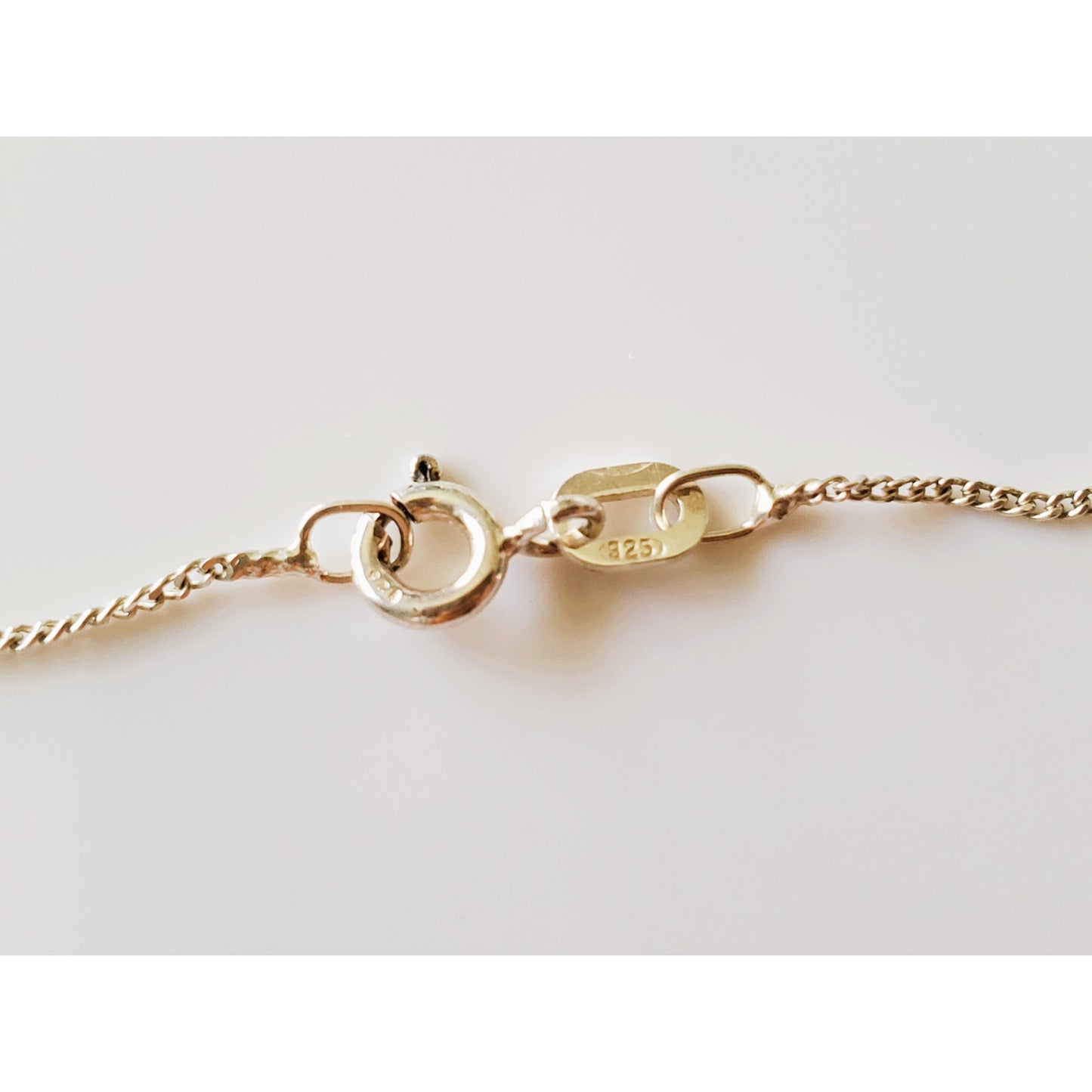 Vintage Sterling Silver Onyx Necklace