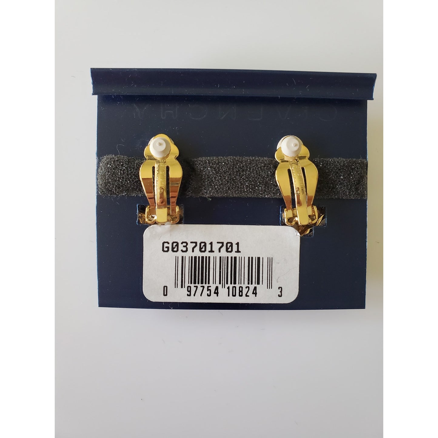 Vintage Givenchy Basketweave Clip on Earrings