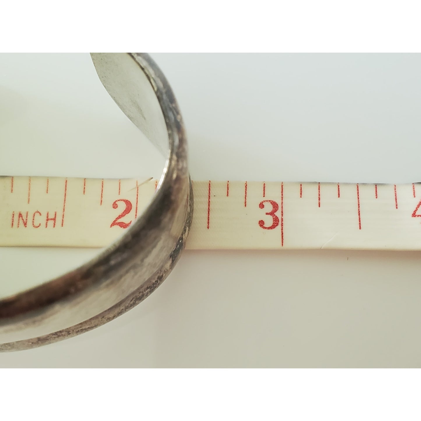 Vintage Taxco Mexico Modernist Sterling Silver Wave Cuff Bracelet