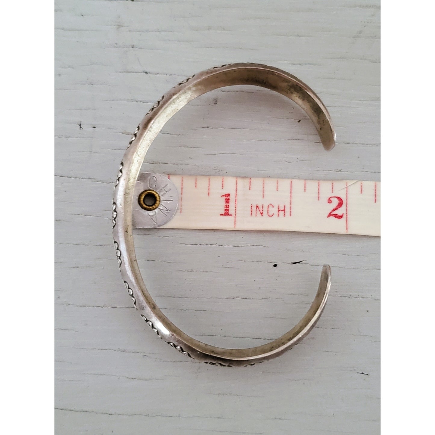 Vintage Navajo Sterling Silver Cuff Bracelet